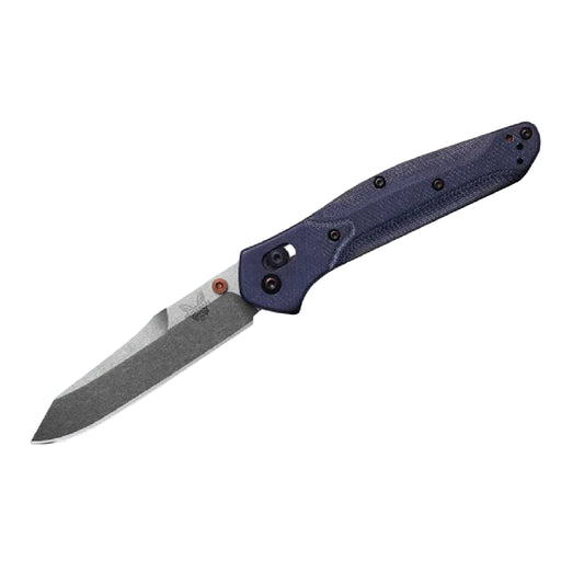 Benchmade Osborne Axis Lock Denim Micarta Knife Knives Benchmade