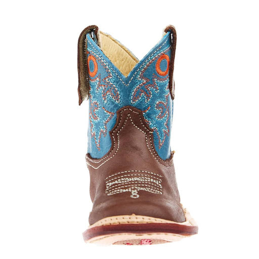 Roper Infant Cowbabies Burnish Brown Leather Boot KIDS - Footwear - Boots Roper Apparel & Footwear