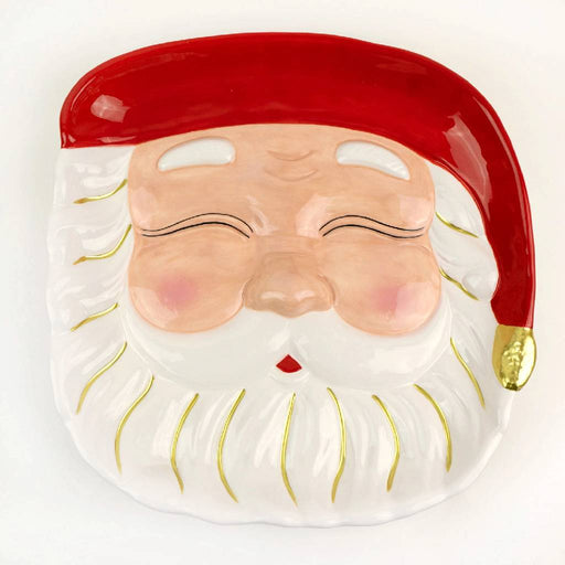 Red Santa Platter HOME & GIFTS - Home Decor - Seasonal Decor 8 Oak Lane