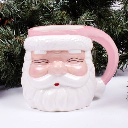 Pink Santa Mug HOME & GIFTS - Home Decor - Seasonal Decor 8 Oak Lane