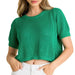 Knit Sweater Top WOMEN - Clothing - Tops - Short Sleeved THML Clothing