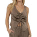 Sage The Label Arizona Sky Ruched Top WOMEN - Clothing - Tops - Sleeveless Sage The Label