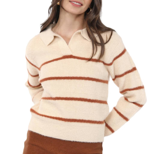 Sadie & Sage Tova Striped Sweater WOMEN - Clothing - Sweaters & Cardigans Sadie & Sage