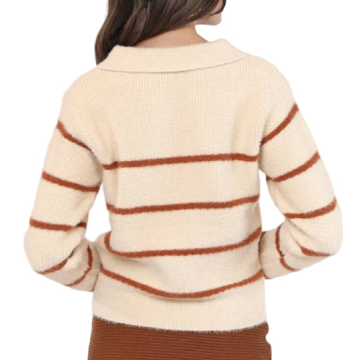 Sadie & Sage Tova Striped Sweater WOMEN - Clothing - Sweaters & Cardigans Sadie & Sage