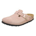 Birkenstock Boston Suede Leather - Light Rose WOMEN - Footwear - Casuals Birkenstock