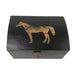 Standing Horse Antique Wood Box HOME & GIFTS - Home Decor - Decorative Accents Madison Bay Co.