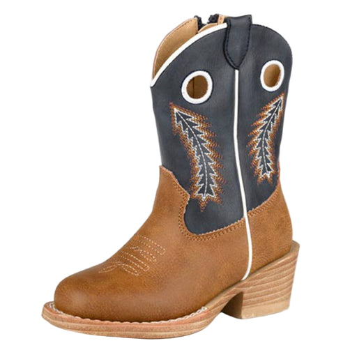 Roper Toddler Boy's Walker Tan Faux Leather Boot KIDS - Footwear - Boots Roper Apparel & Footwear