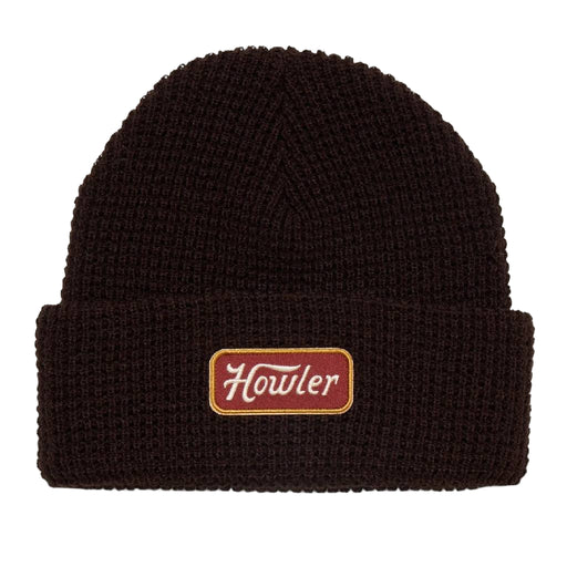 Howler Bros Hawkeye Beanie - Dark Brown HATS - BASEBALL CAPS Howler Bros