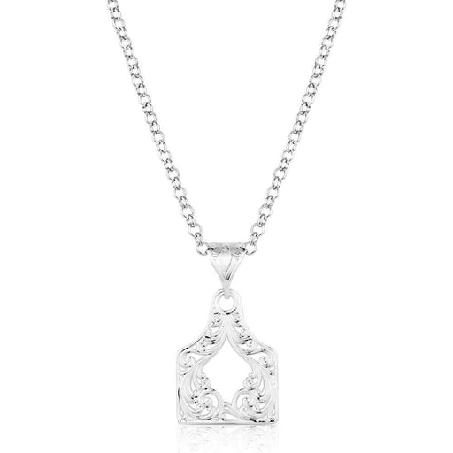 Montana Silversmiths Out West Scroll Tag Necklace WOMEN - Accessories - Jewelry - Necklaces Montana Silversmiths