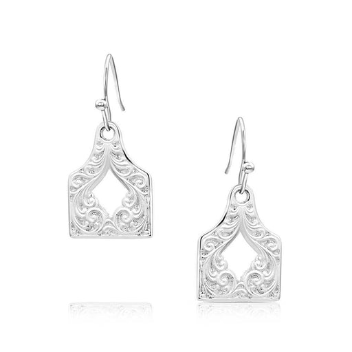 Montana Silversmiths Out West Scroll Tag Earrings WOMEN - Accessories - Jewelry - Earrings Montana Silversmiths