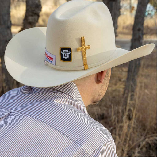 Montana Silversmiths Flourishing Faith Hat Cross HATS - HAT RESTORATION & ACCESSORIES Montana Silversmiths