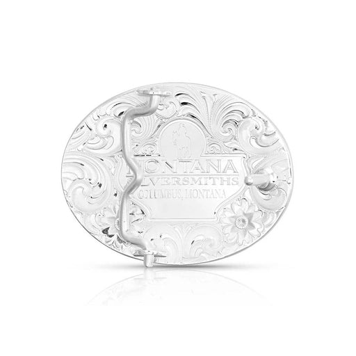 Montana Silversmiths Small Oval Christian Cowboy Buckle ACCESSORIES - Additional Accessories - Buckles Montana Silversmiths