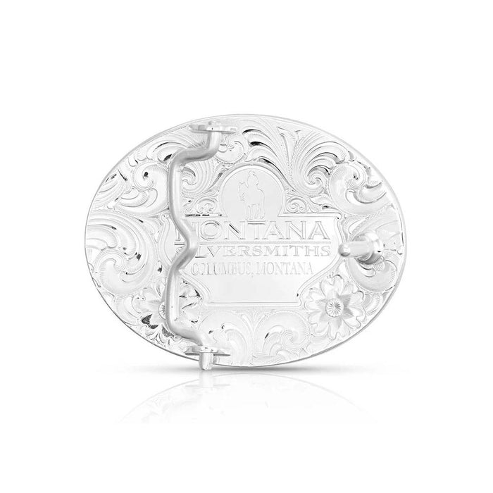 Montana Silversmiths Small Oval Christian Cowboy Buckle ACCESSORIES - Additional Accessories - Buckles Montana Silversmiths