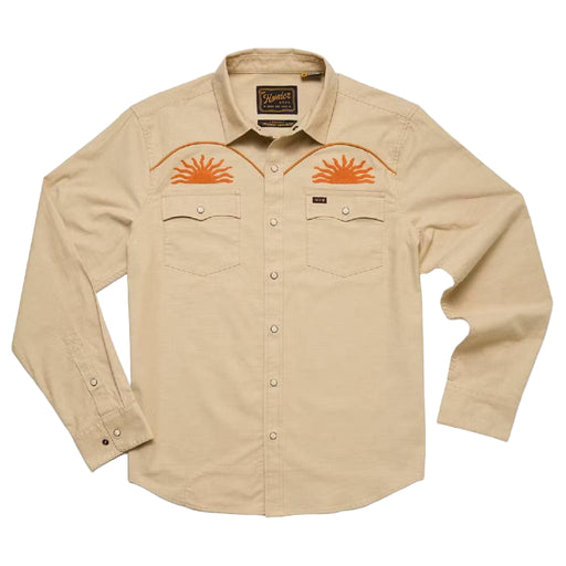 Howler Bros Crosscut Deluxe El Sol Gold MEN - Clothing - Shirts - Long Sleeve Howler Bros