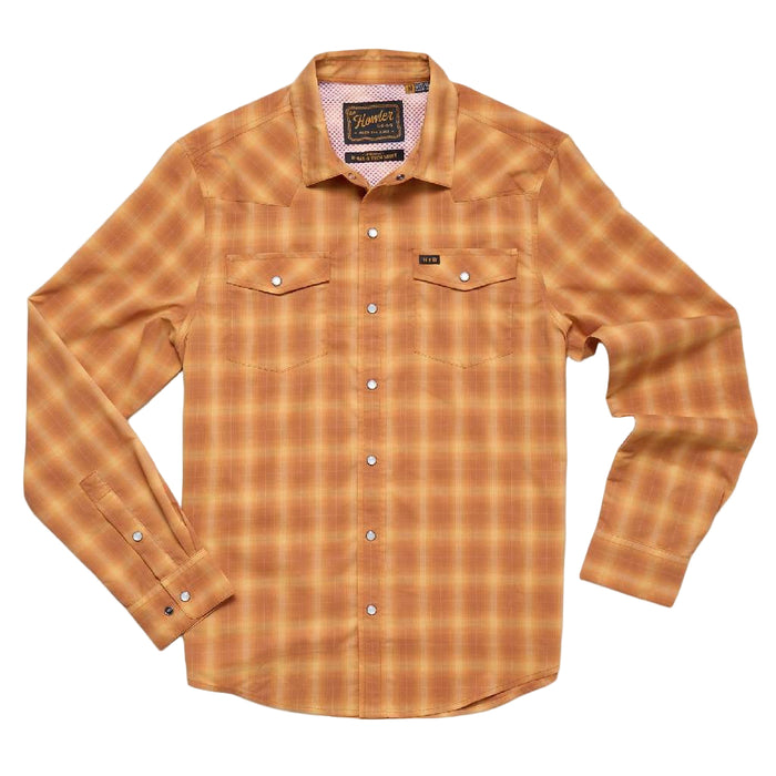 Howler Bros H Bar B Tech Plaid Pearl Snap Shirt MEN - Clothing - Shirts - Long Sleeve Howler Bros