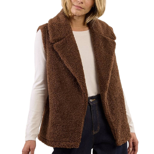 Woven Brown Vest WOMEN - Clothing - Outerwear - Vests Molly Bracken