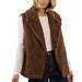 Woven Brown Vest WOMEN - Clothing - Outerwear - Vests Molly Bracken
