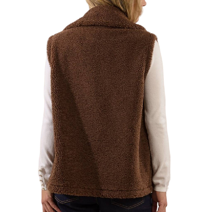 Woven Brown Vest WOMEN - Clothing - Outerwear - Vests Molly Bracken