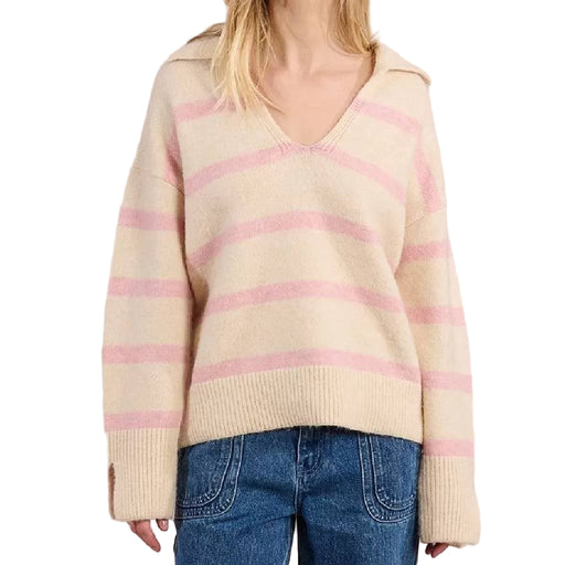 Stripe Knit Sweater Top WOMEN - Clothing - Sweaters & Cardigans Molly Bracken