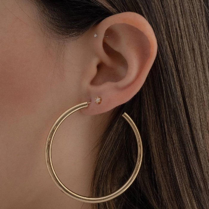 Classic Gold Hoop Earrings