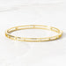 Studded Gold Bangle - 7" WOMEN - Accessories - Jewelry - Bracelets Sami Jewels