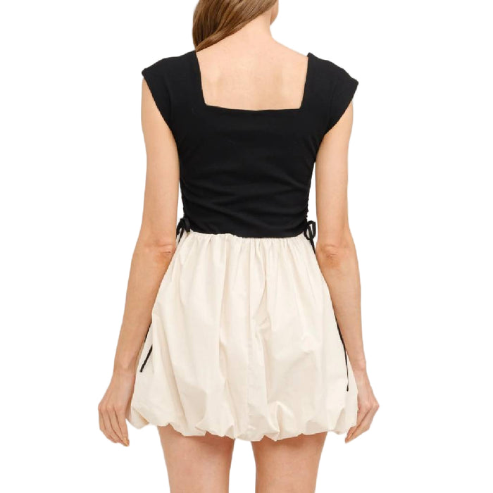 Naella Dress - Black/Natural