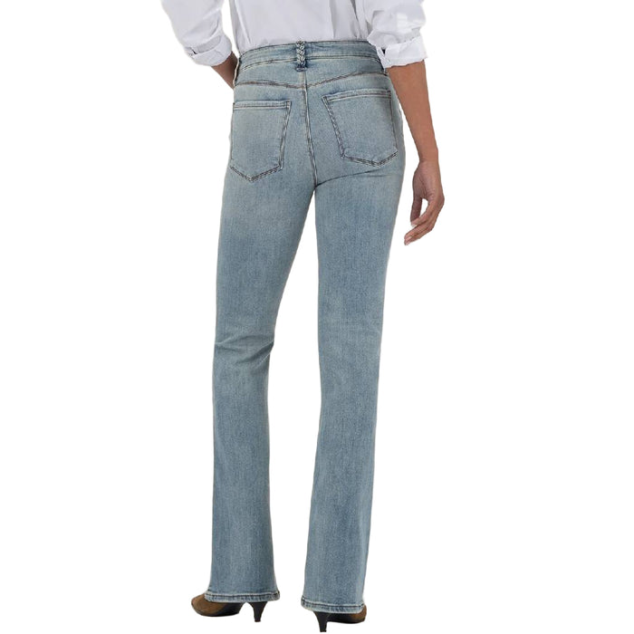 Kut Ana High Rise Fab Ab Braided Belt Loop Jean