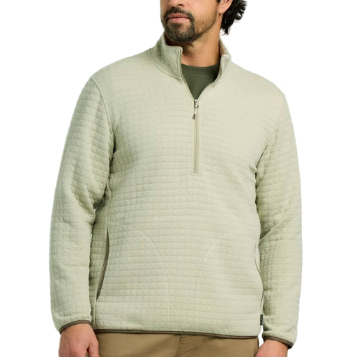 Free Fly Men's Downvalley 1/4 Zip Pullover - Heather Sandstone MEN - Clothing - Pullovers & Hoodies Free Fly Apparel