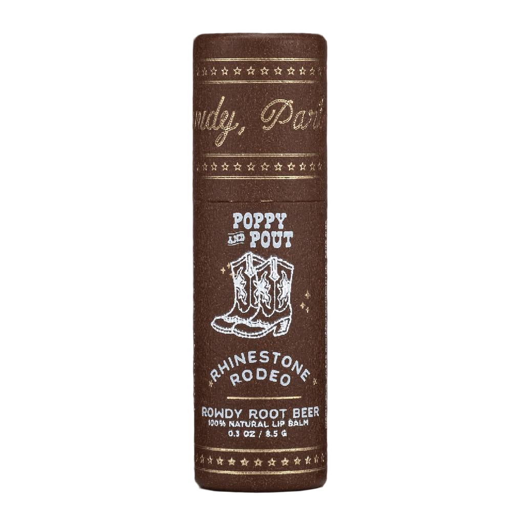 Rhineston Rodeo Rowdy Rootbeer Lip Balm HOME & GIFTS - Bath & Body - Lotions & Lip Balms Poppy & Pout