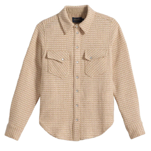 Pendleton Women's Wool Gambler Rose Texture Check Shirt WOMEN - Clothing - Tops - Long Sleeved Pendleton