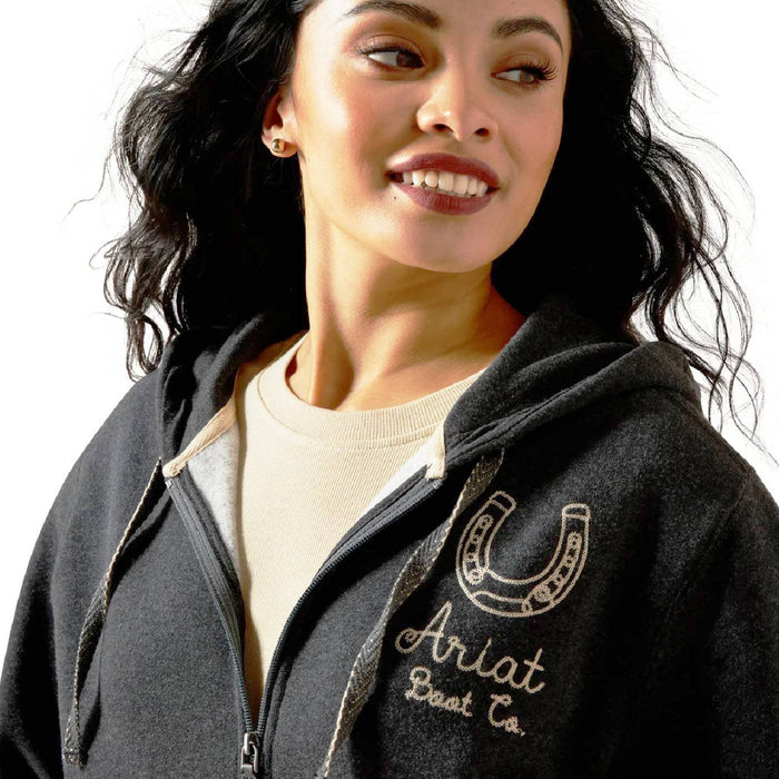 Ariat Women's Stitched Full Zip Hoodie WOMEN - Clothing - Pullovers & Hoodies Ariat Clothing