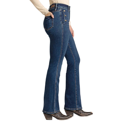 Rock & Roll Denim Women's Front Pocket Detail High Rise Jean WOMEN - Clothing - Jeans Panhandle