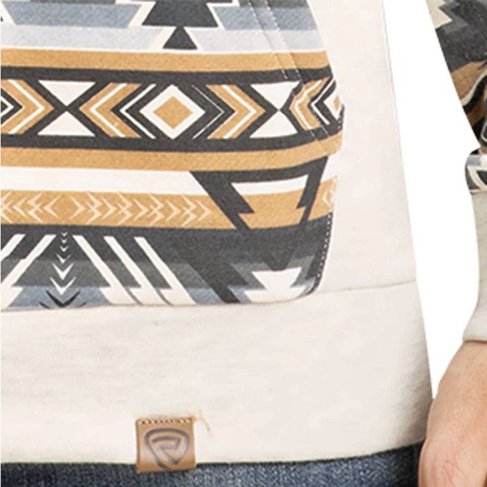 Rock & Roll Denim Men's Aztec Hoodie MEN - Clothing - Pullovers & Hoodies Panhandle