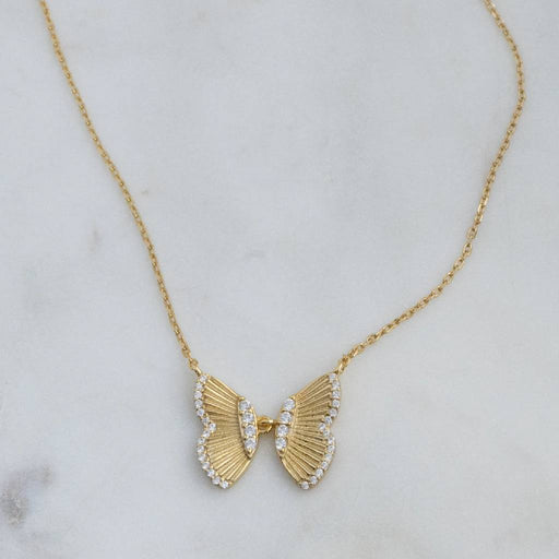 Butterfly Gold Necklace WOMEN - Accessories - Jewelry - Necklaces Sami Jewels