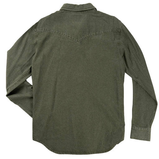Sendero Provisions Men's The Wyatt Snap Shirt - Faded Olive MEN - Clothing - Shirts - Long Sleeve Sendero Provisions Co