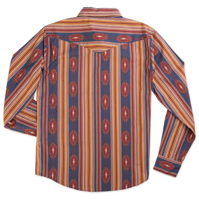 Sendero Provisions Men's The Wyatt Snap Shirt - Chevron Stripe Tulsa