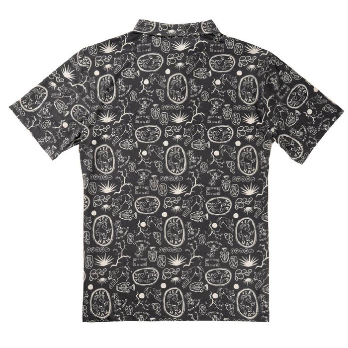 Sendero Provisions Men's High Noon Performance Polo Shirt - Haw Yee Charcoal