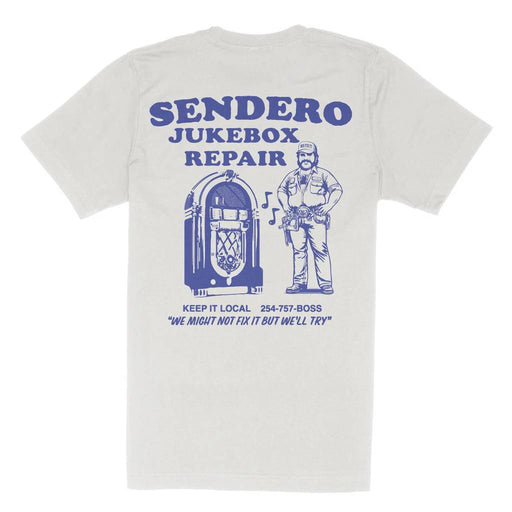 Sendero Provisions Men's Jukebox Repair Tee - Vintage White MEN - Clothing - T-Shirts & Tanks Sendero Provisions Co