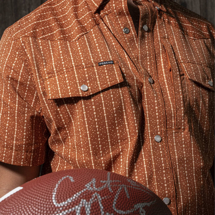 Poncho The Earl Western Shirt - Slim Fit MEN - Clothing - Shirts - Short Sleeve Poncho Outdoors