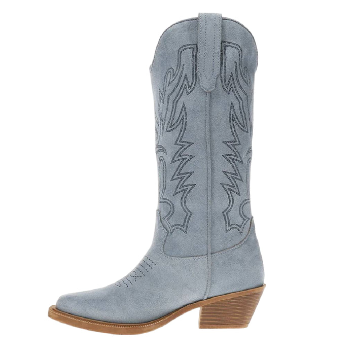 Roper Women's Kit Laser Snip Toe Blue Boots