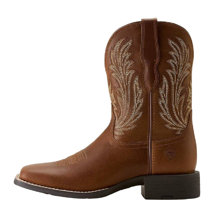 Ariat Women's Square Toe Filly Sorrel Crunch Western Boot