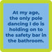 Pole Dancing Coaster HOME & GIFTS - Gifts Drinks On Me
