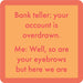 Eyebrows Coaster HOME & GIFTS - Gifts Drinks On Me