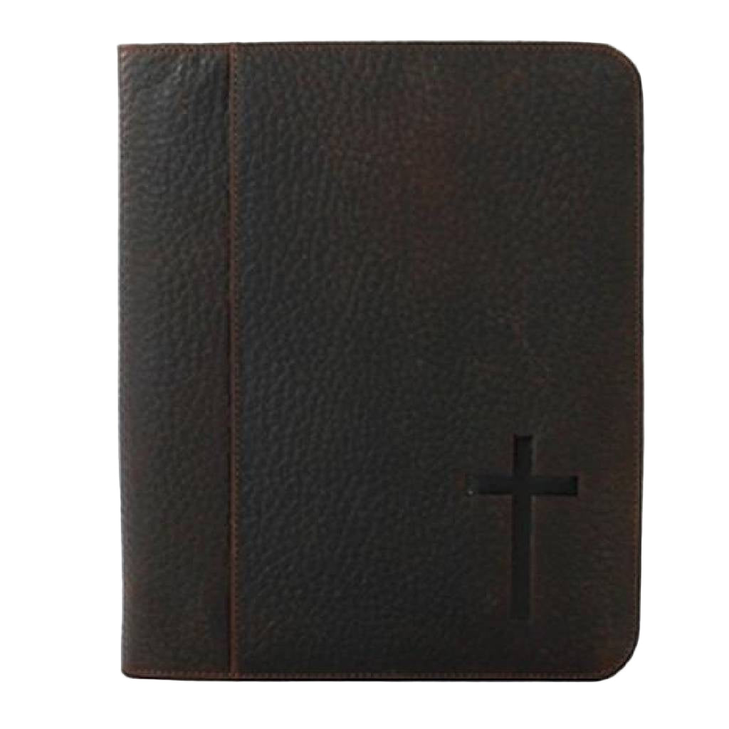 Nocona Brown Cross Bible Cover HOME & GIFTS - Gifts M&F Western Products
