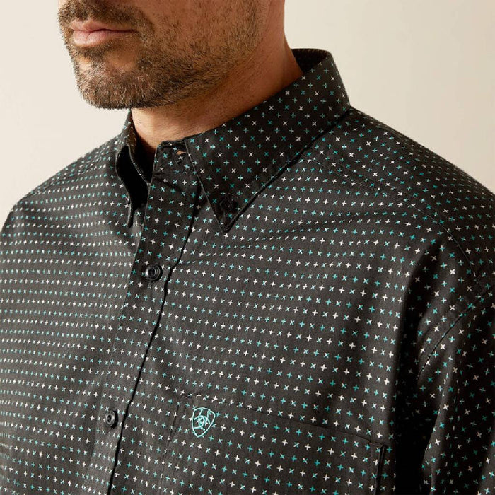 Ariat Men's Belmont Geo Print Button Down Shirt MEN - Clothing - Shirts - Long Sleeve Ariat Clothing