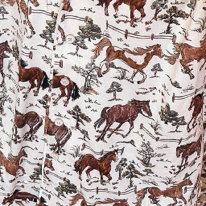 Show Me Your Mumu Classic Country Horses Jersey PJ Set WOMEN - Clothing - Loungewear SHOW ME YOUR MUMU