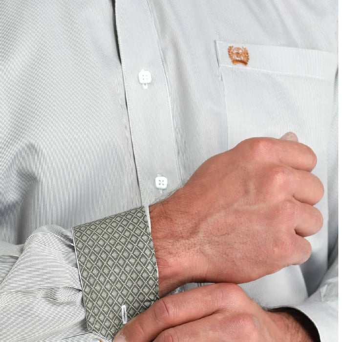 Cinch Men's Stripe Button Down Shirt MEN - Clothing - Shirts - Long Sleeve Cinch