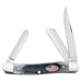 Case Medium Stockman - Sawcut Jig Gray Bone - Stars & Stripes Shield Knives W.R. Case