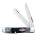 Case Mini Trapper - Sawcut Jig Gray Bone - Stars & Stripes Shield Knives W.R. Case