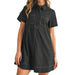 Contrasting Stitch Shirt Dress WOMEN - Clothing - Dresses TCEC